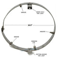 CMP 25549-500-000 stainless steel pool light adapter repair ring