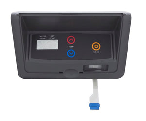 Raypak 009491F control bezel with switch decal for R185B to R405B digital heaters