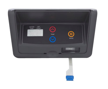 Raypak 009491F control bezel with switch decal for R185B to R405B digital heaters