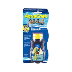 AquaChek 561625A Blue biguanide test strips bottle for pools and spas