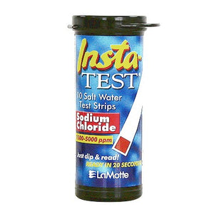LaMotte 2998 Insta-TEST sodium chloride salt test strips, bottle of 10