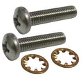 Polaris 48-045 stainless pan head screw with star washer