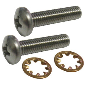 Polaris 48-045 stainless pan head screw with star washer