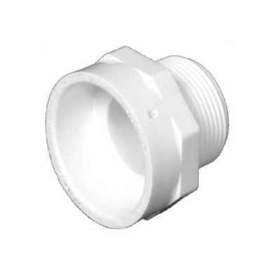 Lasco 436-040 4 inch Schedule 40 PVC male adapter, slip x MIPT