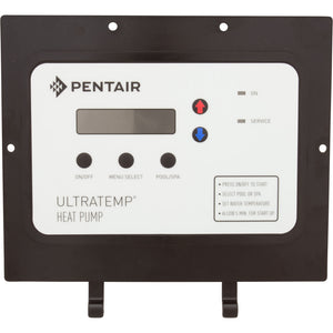 Pentair 473693 control board bezel with label for UltraTemp heat pump
