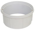 Pentair 516259 white extra deep deck collar for Bermuda pool skimmers