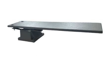 Global Pool Products 8 ft GX diving board in grey with 4 bolt salt friendly spring base