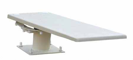 S.R. Smith 6' Cantilever complete diving board and base in Radiant White, part 68-209-5962