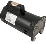 Century B2984 full rated two speed 2.0 HP square flange pool pump motor, front view