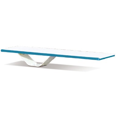 S.R. Smith 6 ft Frontier II diving board and stand, Radiant White