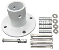 Perma-Cast PF-3119-A aluminum slide flange with four anchors for 1.9 in. rail