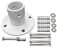 Perma-Cast PF-3119-A aluminum slide flange with four anchors for 1.9 in. rail