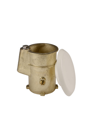Dunn-Rite ANCHOR11 brass deck anchor with cap for DeckVolley and DeckShoot posts