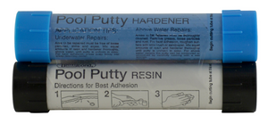 Atlas 530317 Epoxybond pool putty epoxy plaster repair, black, 14 oz