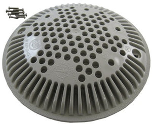 Hayward WGX1048EGR eight inch gray anti-entrapment VGB main drain cover
