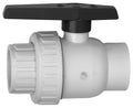 SuperPro 25802-150-000 1-1/2 inch slip x slip PVC ball valve with union
