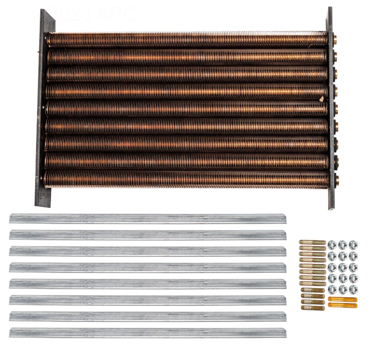 Raypak 017981F cupro nickel heat exchanger tube bundle for 406A and 407A heaters