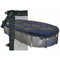 PoolTux LN2141A oval leaf net cover for 18 x 38 ft above ground pools