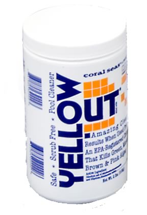 Coral Seas Yellow Out 2 lb algae remover container