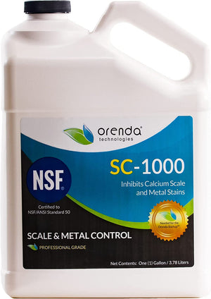 Orenda SC-1000 scale and metal control, 1 gallon bottle