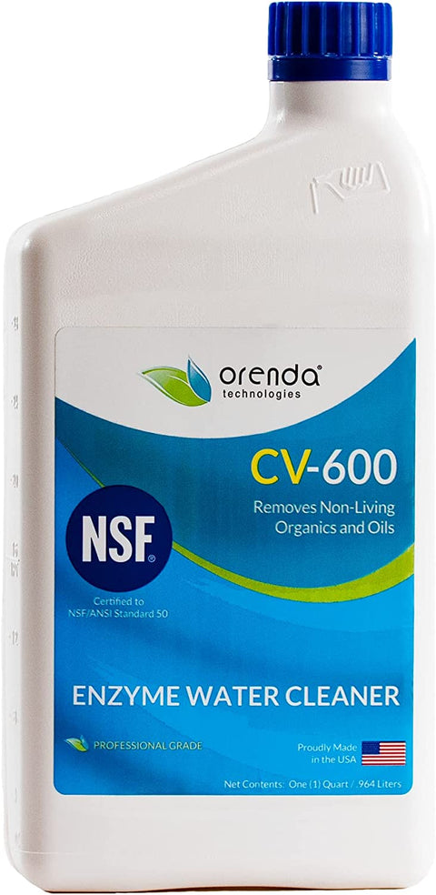 Orenda CV-600 catalytic enzyme water cleaner, 1 quart bottle