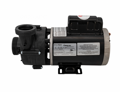 Balboa 5235212-S Ultimax spa pump, 4HP 230V two speed with 2 in. suction port