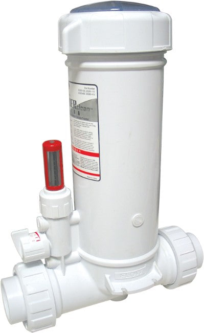 CMP PowerClean Ultra in-line chlorinator 25280-100-000 with clear glass lid