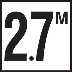Inlays C622727 2.7 meter non-skid ceramic depth marker tile, 6 in by 6 in, deck version