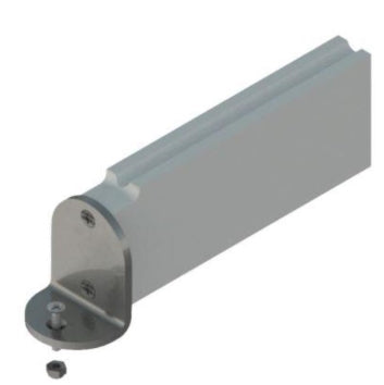 Coverstar A0041 3 in. white leading edge block insert assembly