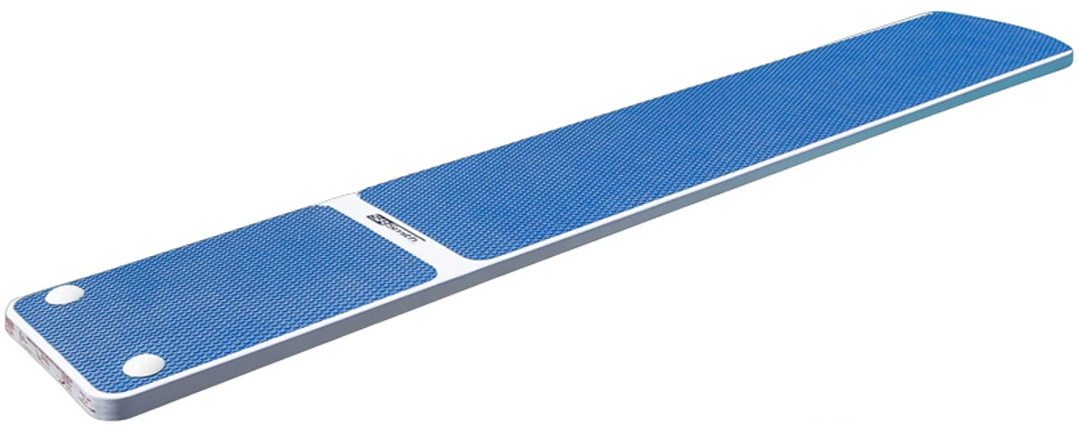 S.R. Smith 66-209-578S2B 8 foot TrueTread diving board, Radiant White with blue tread
