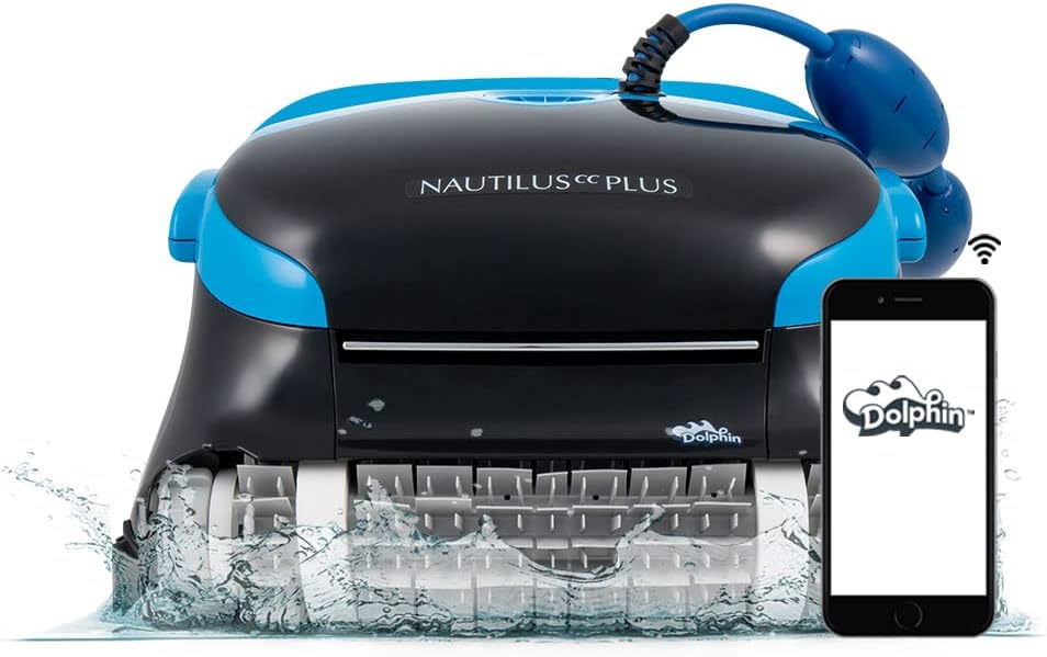 Maytronics Dolphin Nautilus CC Plus 99996409-PCI robotic pool cleaner with WiFi