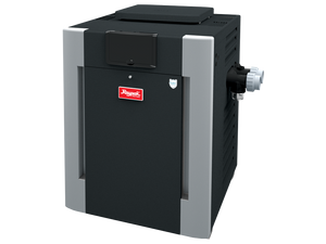 Raypak 009216 Digital 200K BTU natural gas pool heater, model P-R206A-EN-C, front view