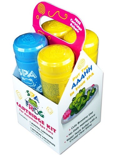 King Technology Spa Frog cartridge refill kit with bromine and mineral cartridges