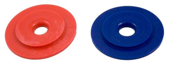 Polaris 10-112-00 red and blue universal wall fitting restrictor disks