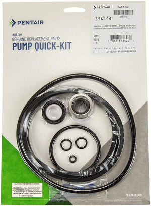 Pentair 356196 chemical, salt and ozone resistant seal set for Max-E-Pro pumps