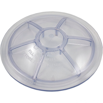 Pentair 070795 clear Lexan pump lid for WhisperFlo and Aquatron metal clamp style pumps