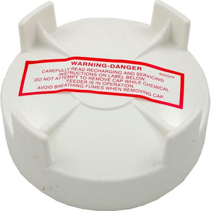 Pentair Rainbow R172008W 3 in. threaded white chemical feeder cap