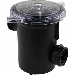 Waterway 310-5400 6 in. pump trap assembly with 1.5 in. by 1.5 in. connections