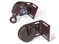 Coolaroo Z 13-CKLBR cordless crank kit, left side mount, brown