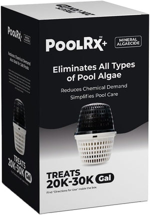 PoolRx 331066 +Plus black and white pool mineral unit for 20,000 to 30,000 gallon pools