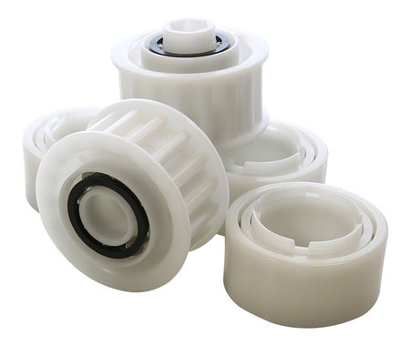 Maytronics 3884997-R6 kit: four Dolphin guide wheels and two pulley gears