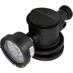 Pentair 261003 manual bleeder with pressure gauge, 2-3/8 in