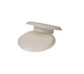 Dunn-Rite ANCHOR7 white 1.90 inch finishing cap for a pool deck anchor point