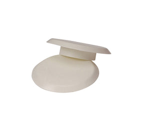 Dunn-Rite ANCHOR7 white 1.90 inch finishing cap for a pool deck anchor point