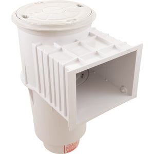 Pentair 84120200 Admiral S15 white ABS skimmer with circular weir and 2 inch threaded port