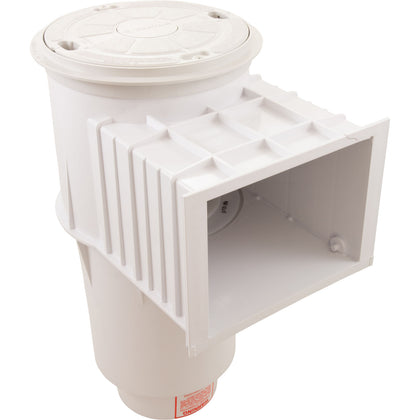 Pentair 84120200 Admiral S15 white ABS skimmer with circular weir and 2 inch threaded port