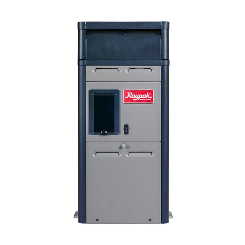 Raypak 156A 150,000 BTU natural gas above ground pool and spa heater, part 014784