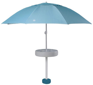 Pool Buoy floating pool umbrella in Harbor Blue