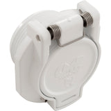 CMP 25505-000-000 white 1.5 inch Vac Lock vacuum wall fitting
