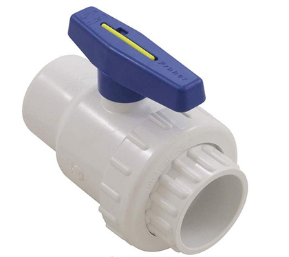 Praher 200-010 2 inch single union ball valve, socket by socket